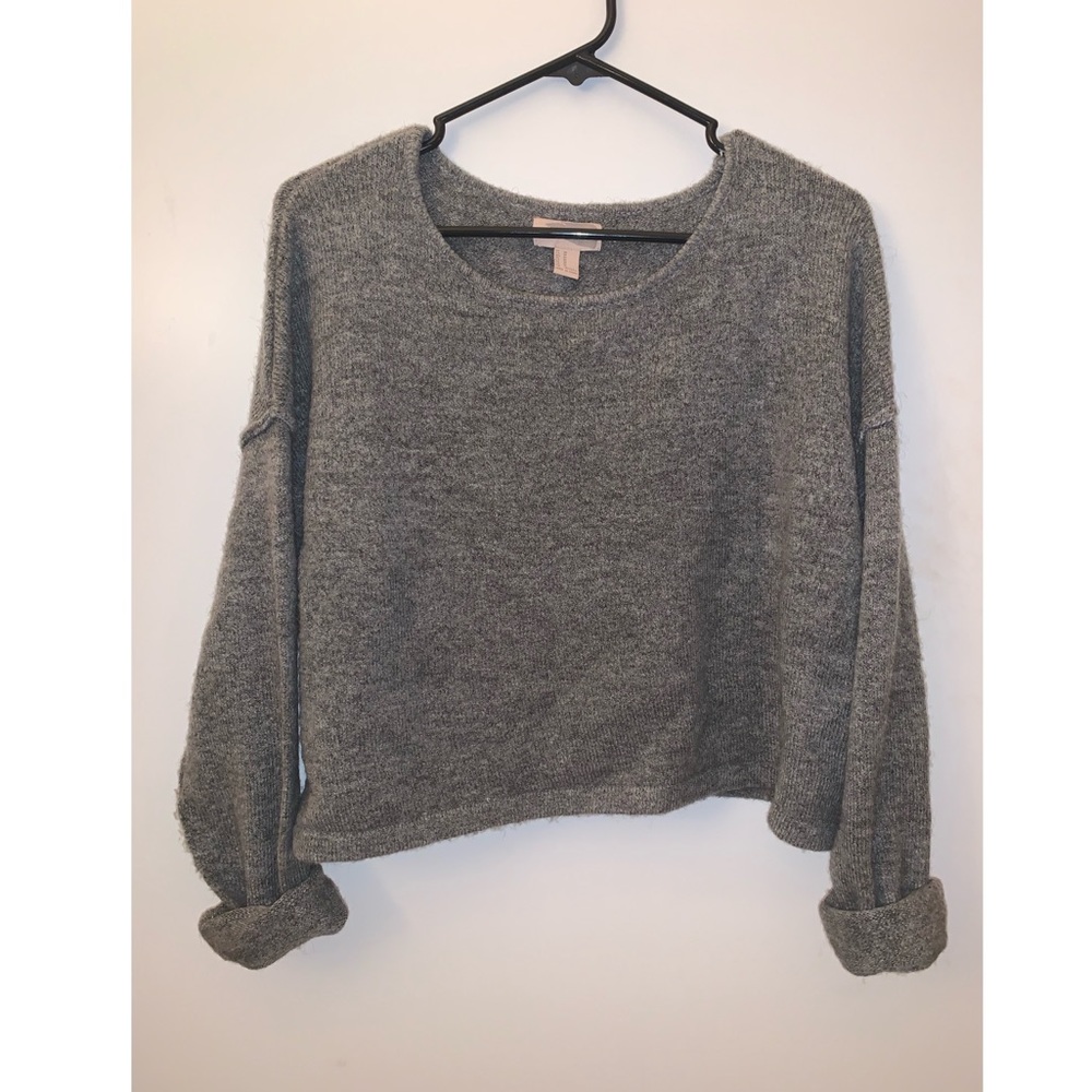 Heather Grey Baggy Sweater